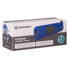 Bresser Topas 10x25 - modrý