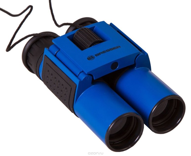 Bresser Topas 10x25 dalekohled - modrý